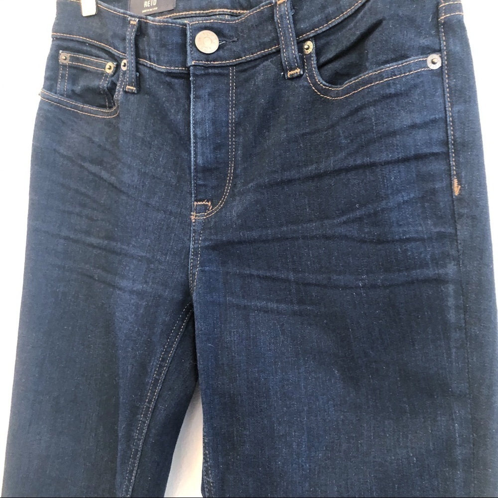 J. CREW NEW Reid Denim Dark Rinse Slim Fit Jeans Size 28 Tall - Picture 6 of 14